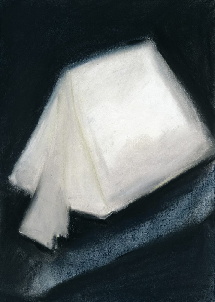 o.T., Pastell auf Papier, 30 x 20 cm, 2021