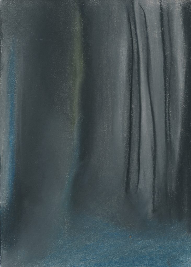 o.T., Pastell auf Papier, 20 x 15 cm, 2021