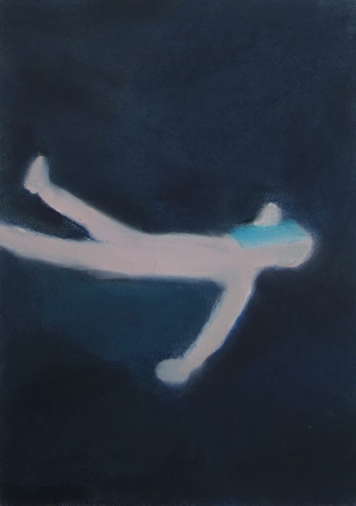 o.T., Pastell auf Papier, 30 x 20 cm, 2021